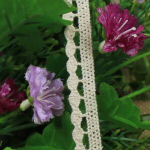 Alternative view of 1.4cm Cotton Crochet Trim