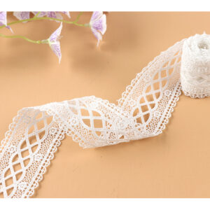 4cm Lace Trim Embroidered - Image 4