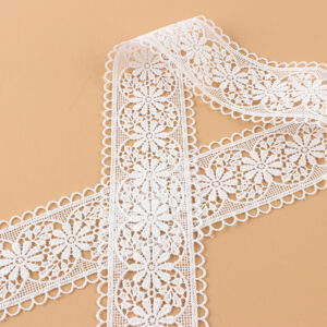 Alternative view of 5cm Flower Lace Trim Embroidered