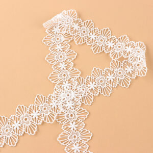 Alternative view of 4.2cm Floral Lace Trim Embroidered
