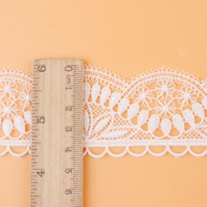 Alternative view of 4.5cm White Chemical Lace Trim