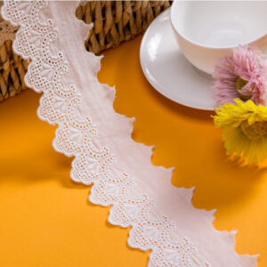 Alternative view of White Cotton Eyelet Lace