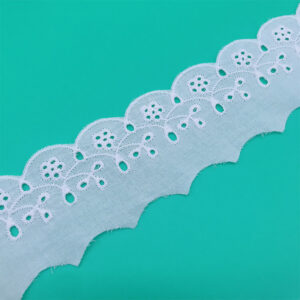 Alternative view of 4.5cm Eyelet Lace Trim Embroidery
