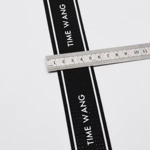 4cm Hot Drill Custom Printed Elastic Waistband for Garments - Gambar 4
