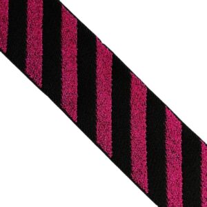 Custom 4cm Metallic Jacquard Elastic Band | Fashion Color-Blocking Waistband - Image 3