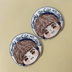 Custom Iron On Denim Patches | Embroidered Cartoon Patches – Image 3