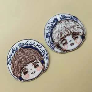 Custom Iron On Denim Patches | Embroidered Cartoon Patches – Image 4
