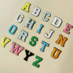 Alternative view of Bulk Chenille Letter Patches Wholesale | Custom Iron On Patches
