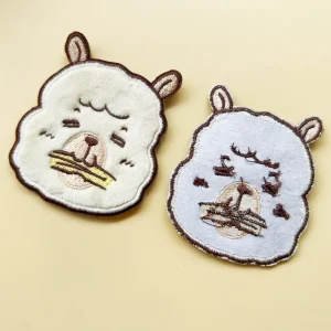 Custom Fur Patches Wholesale | Cute Embroidery Patches - Gambar 3