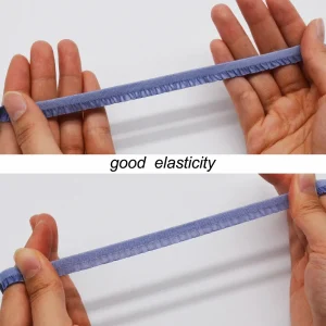 3/8" Ruffled Elastic Lace Trim | Soft Lingerie Elastic - Imagen 5