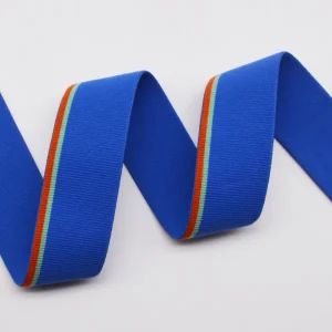 3.5cm Nylon Striped Jacquard Elastic Band for Clothes - 画像 (3)