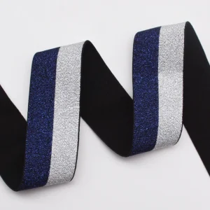 Alternative view of 4cm Metallic Sparkle Elastic Webbing