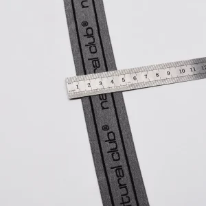 3.5cm Custom Jacquard Elastic Band for Underwear and Belt Grey/black - Image 5