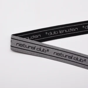 Alternative view of 3.5cm Custom Jacquard Elastic Band for Underwear and Belt Grey/black