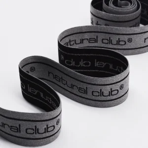 3.5cm Custom Jacquard Elastic Band for Underwear and Belt Grey/black - Image 4