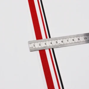 Alternative view of Multi-Color Striped Polyester Tape