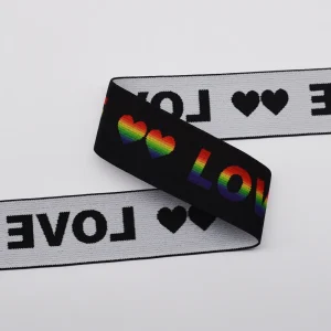 Alternative view of 1.5 Inch Custom Printed Elastic Band