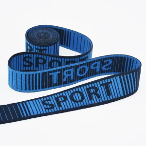 1.5 Inch Custom Logo Nylon Jacquard Elastic Waistband - 画像 (5)