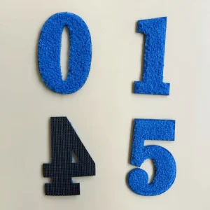 Custom Embroidery Number Patches With Hook – Image 4