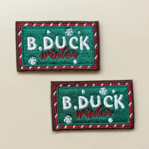 Retangular-embroidery-patches