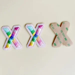 Custom 3D Rainbow Letter Patches Manufacturer - 画像 (3)