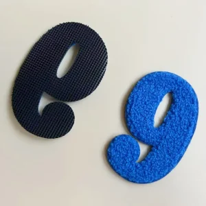 Custom Embroidery Number Patches With Hook – Image 5