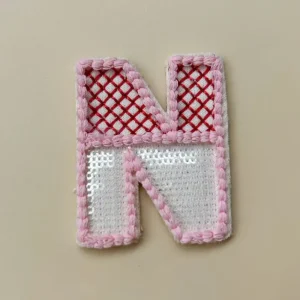 Custom Sequin Embroidery Letter Patches for Clothing - Imagen 4