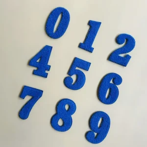 Alternative view of Custom Embroidery Number Patches With Hook