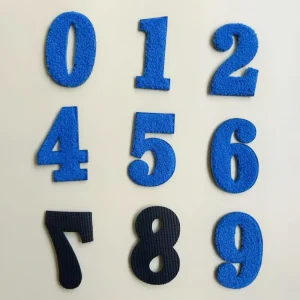 Custom Embroidery Number Patches With Hook – Image 3