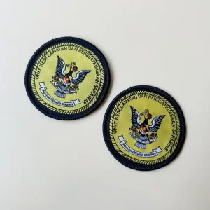 Alternative view of Custom Woven Patches with Hook and Loop Backing for Clothing