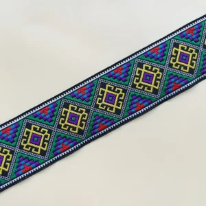 trim-jacquard bergaya etnik